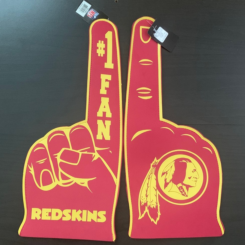 Retro Washington Redskin Foam Finger